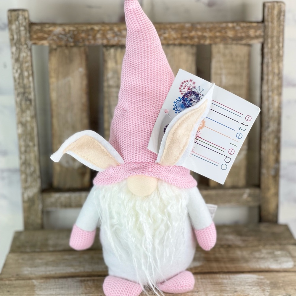 Easter Bunny Pink Gnome